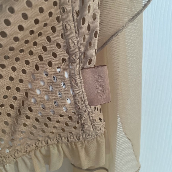 RARE FENTY PUMA mesh and bustier top with sleeves - Picture 7 of 8